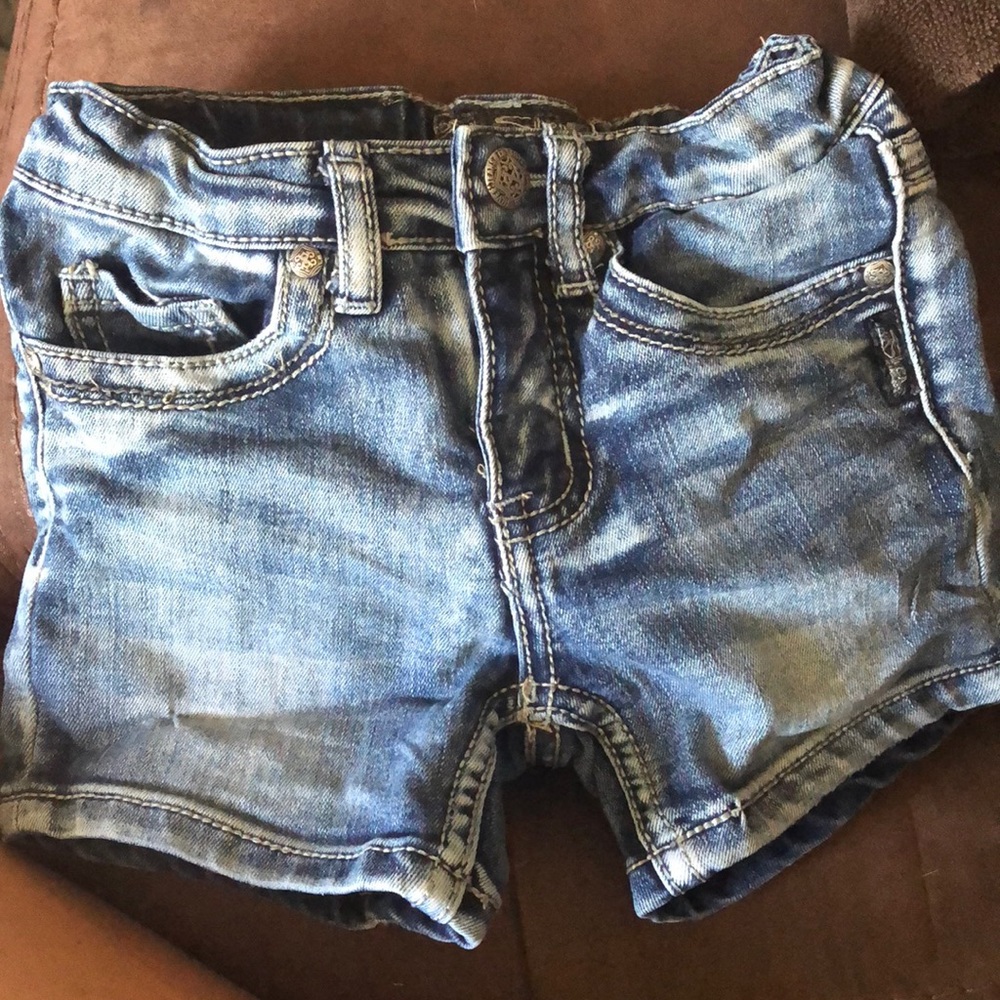 Kids silver shorts